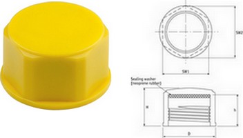 Capuchones protectores con rosca