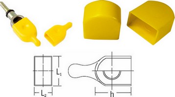 Capuchones para conectores orientables