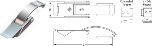 Pestillo externo simple