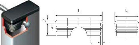Conteras rectangulares con puente